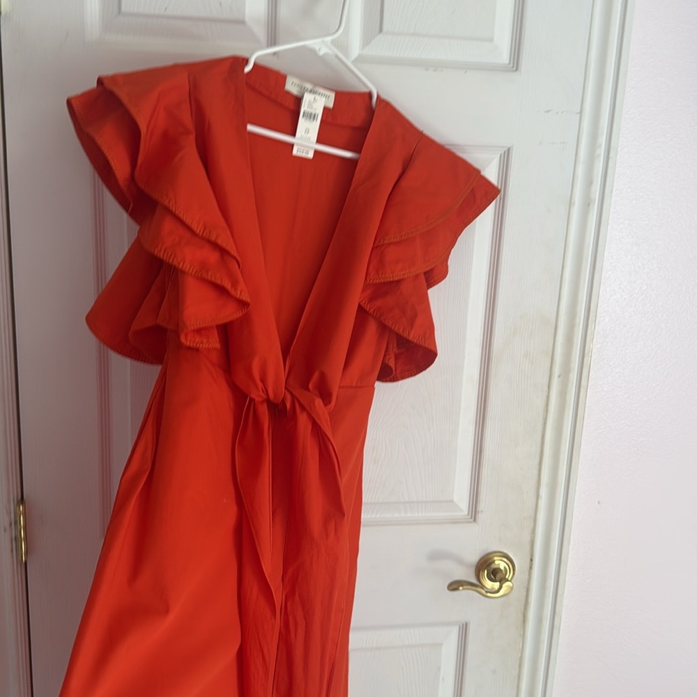 Anthropology, red romper